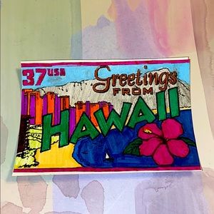 “Greetings from Hawaii” Postcard
